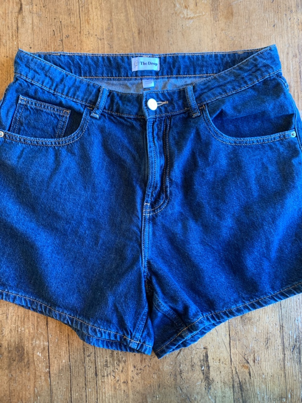 The Drop Denim Shorts in Dark Blue